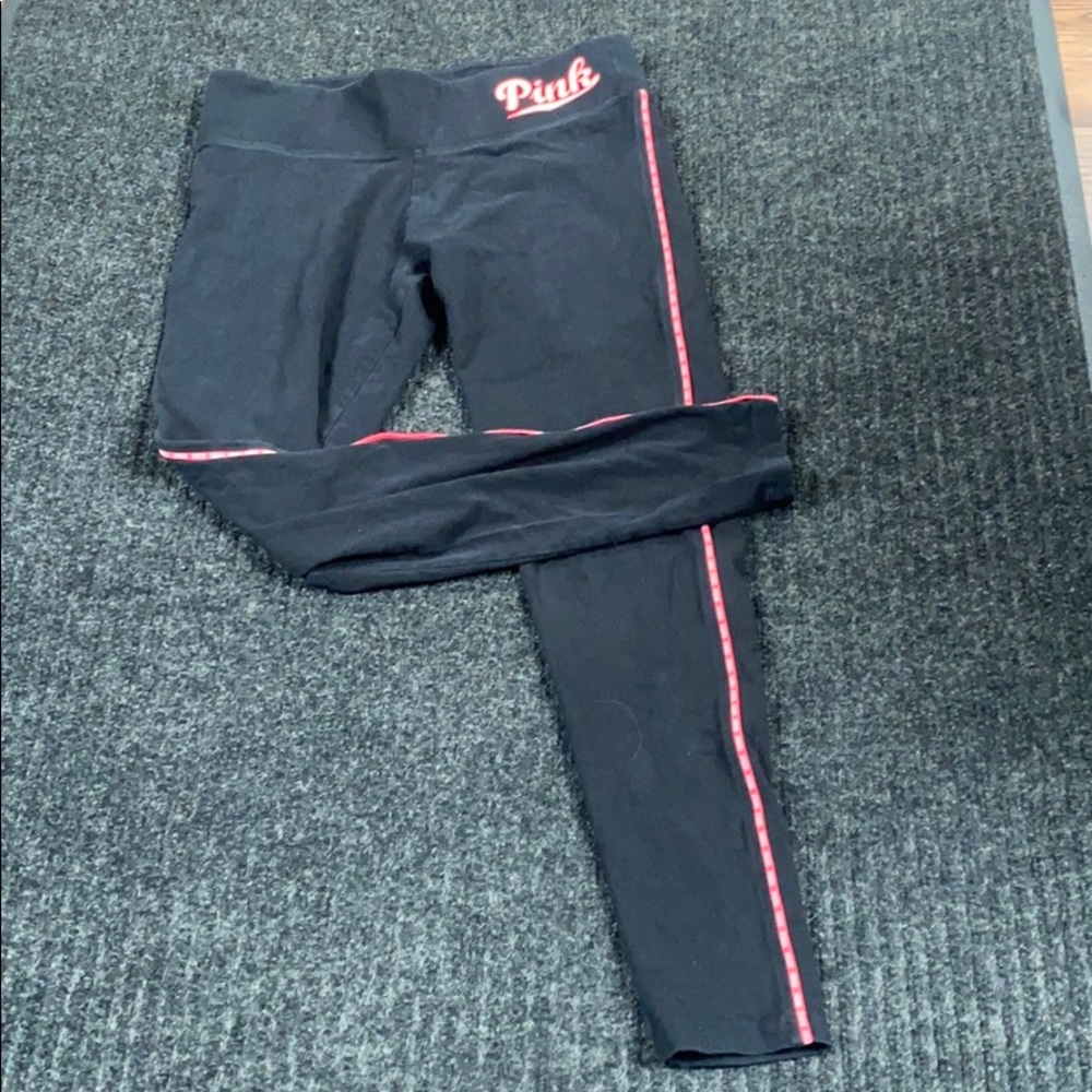 VS pink leggings.